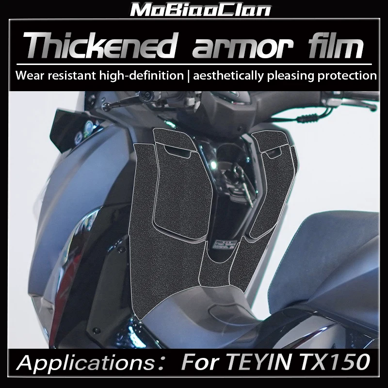 

For TEYIN TX150 Motorcycle Body Anti-wear Thickened Armor Protection Stickers Modification Accessories