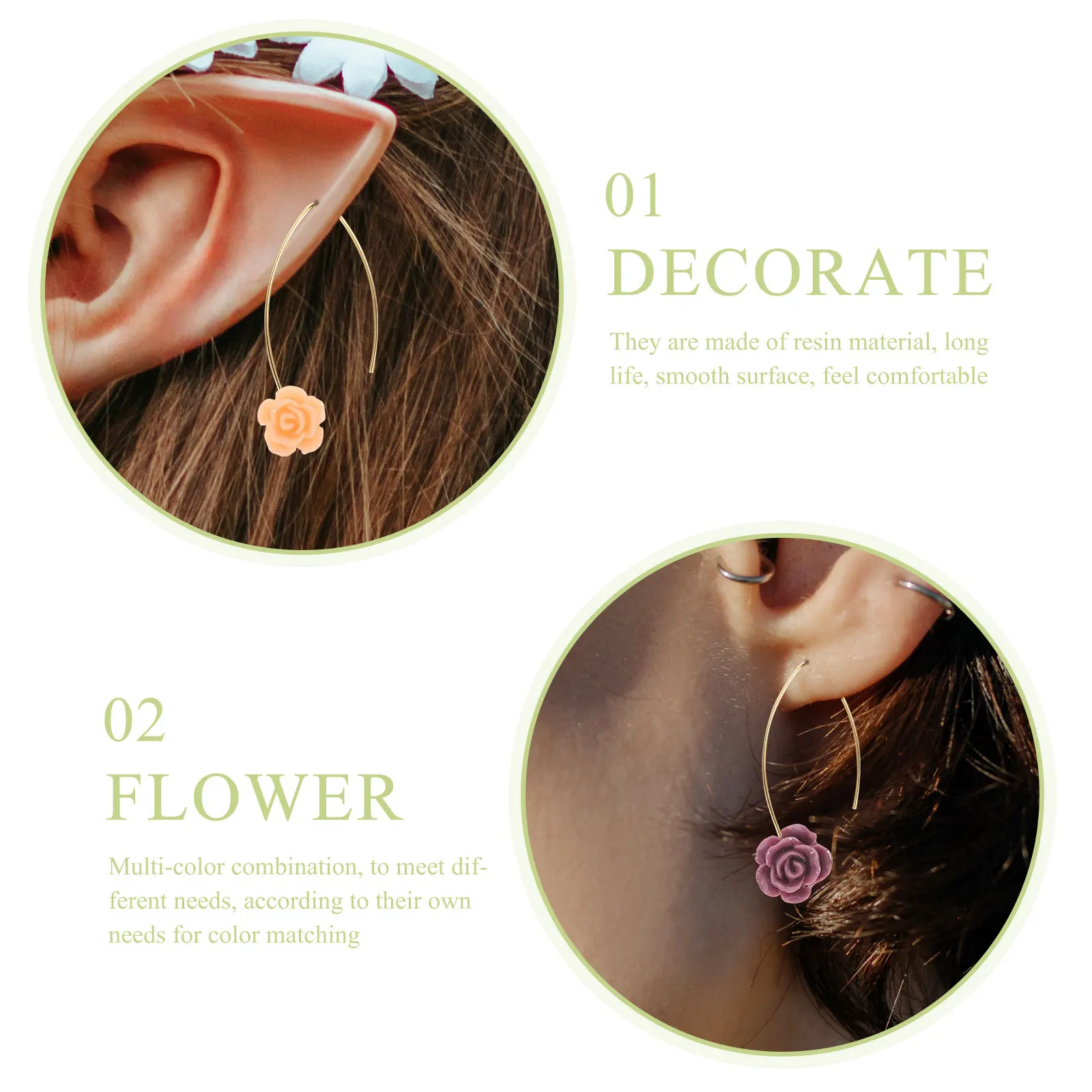 

100 шт. бусин из смолы в форме розы для рукоделия, изготовления браслетов, ожерелий и украшений, бусины-шармы для поделок