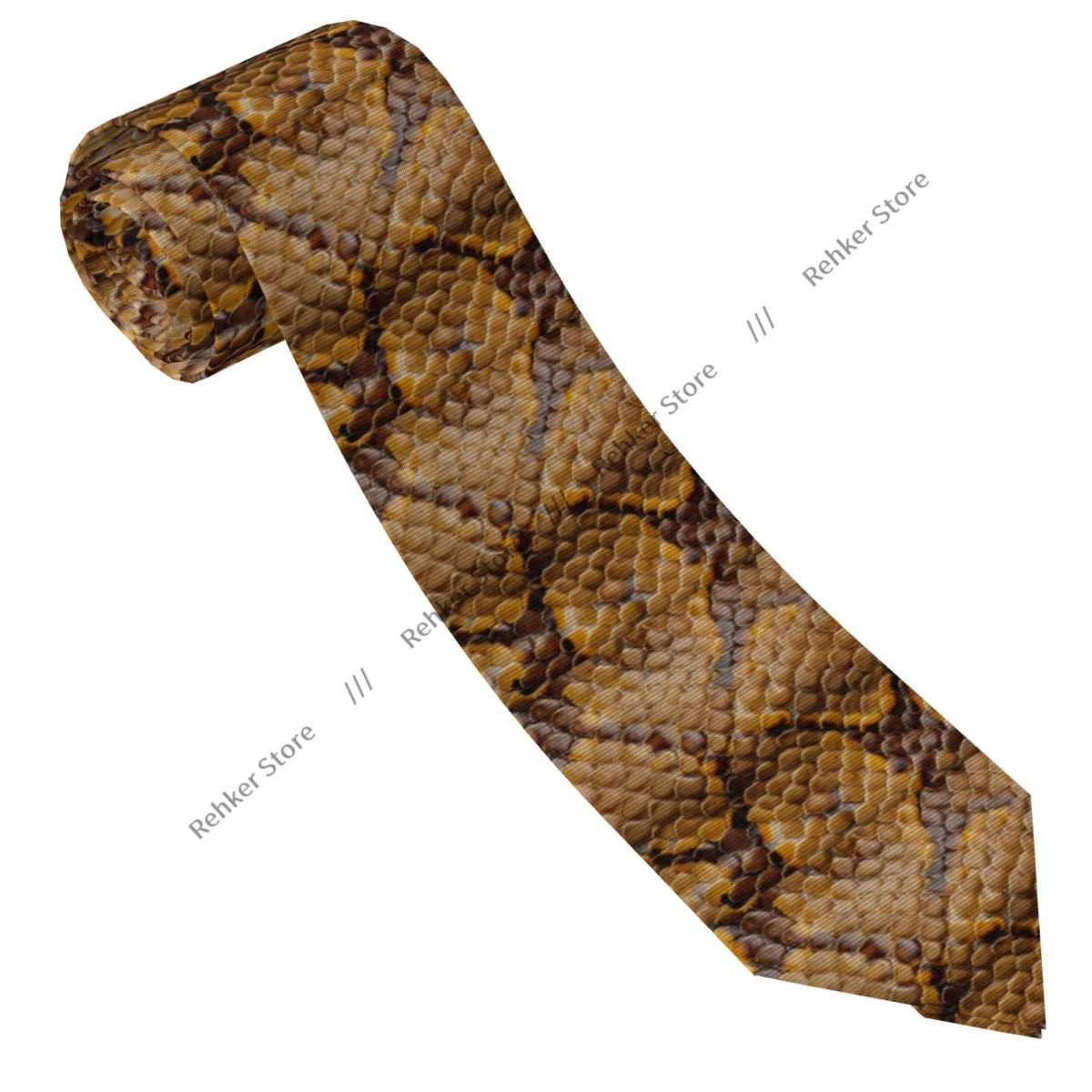 Corbata de piel de serpiente Corbata Accesorios de ropa