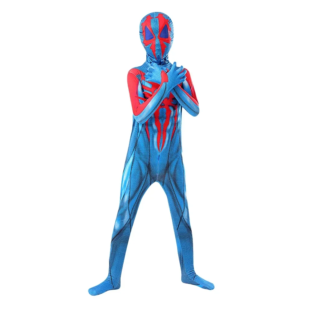 Movie Superhero Spiderman 2099 Cosplay Costume Miguel OHara Bodysuit Jumpsuit Halloween Party Costumes Suit for