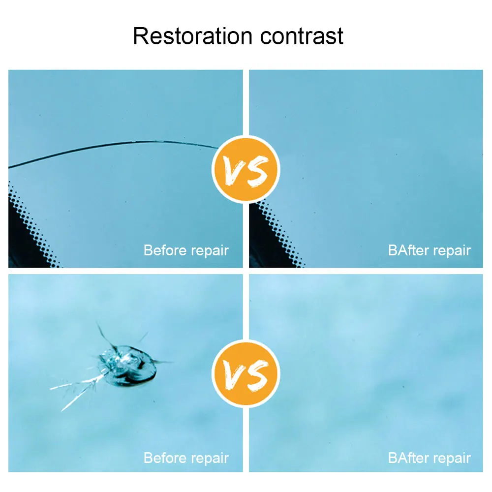 2pc Cracked Glass Repair,Car Windshield Cracked Restoration DIY Mobile Phone Screen Repair Fluid Adhesive Glue For Table Glasses