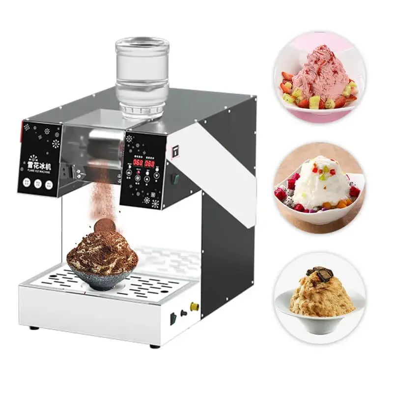 Machine à glace entièrement automatique, Kakigori Bingsu coréen, machine à glace commerciale, flocon de neige, lait et neige