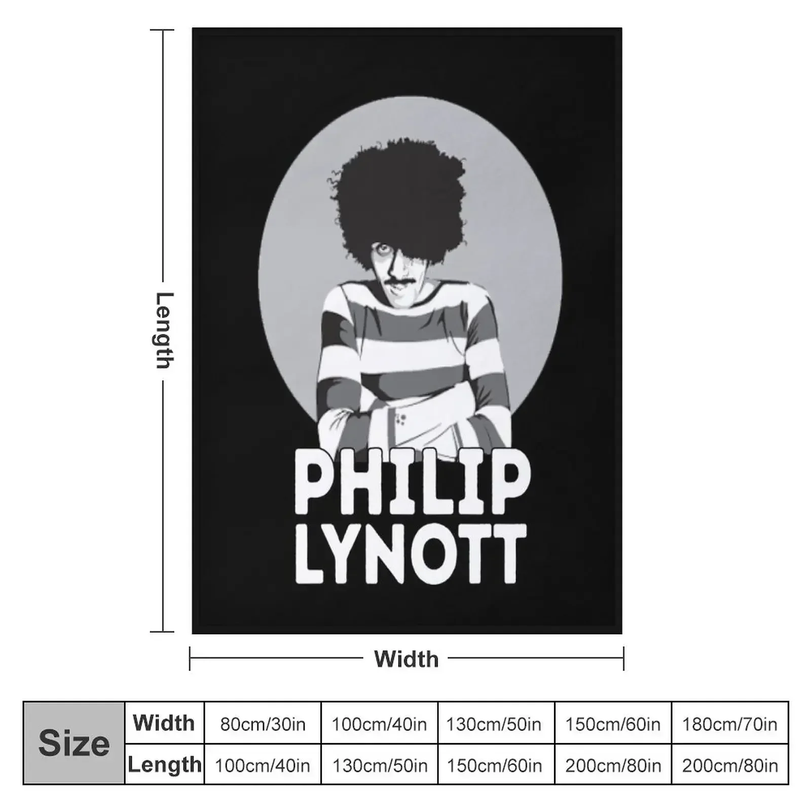 Phil Lynott , lizzy lover Throw Blanket couch cozy soft plush fuzzy picnic outdoor blanket