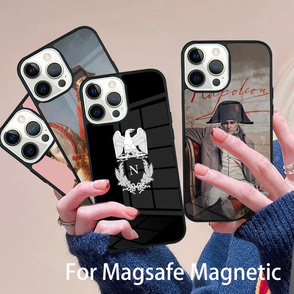 

Napoleon Bonaparte Phone Case Magesafe Magnetic Wireless Charge Cover For IPhone 16 11 12 13 14 15 Pro Max Plus