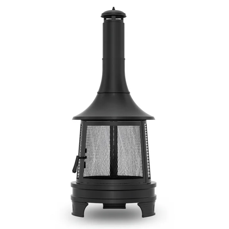 Outdoor Patio Fireplace BBQ Grill Charcoal Wood Burning Heater Fire Pit for Villa Garden Bonfire Heating and Cooking