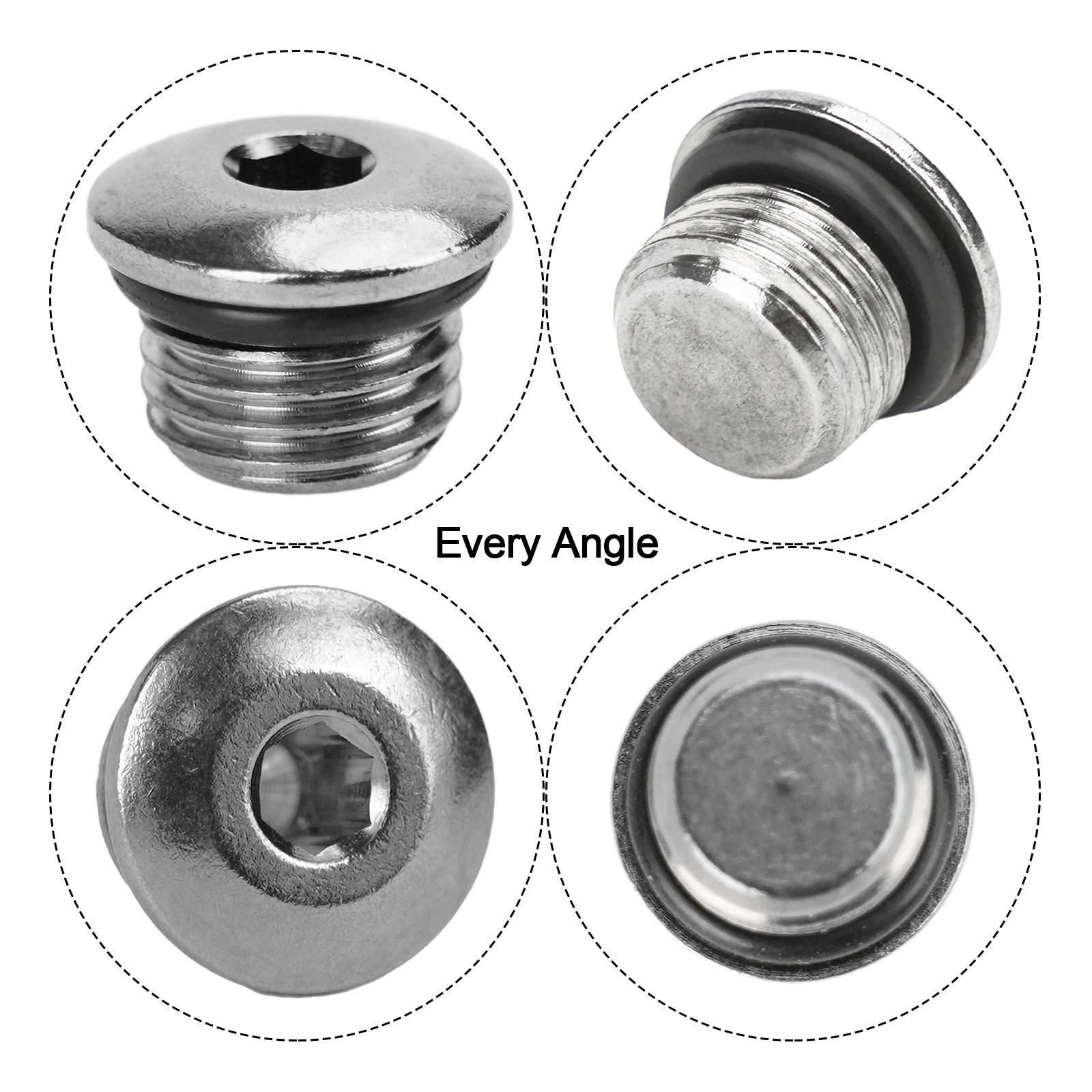 3/8 Inch Scuba Diving LP HP Port Plug Regulator 1st Stage Low High Pressure Plugs For Scuba Diving Port Plug Dive Regulator