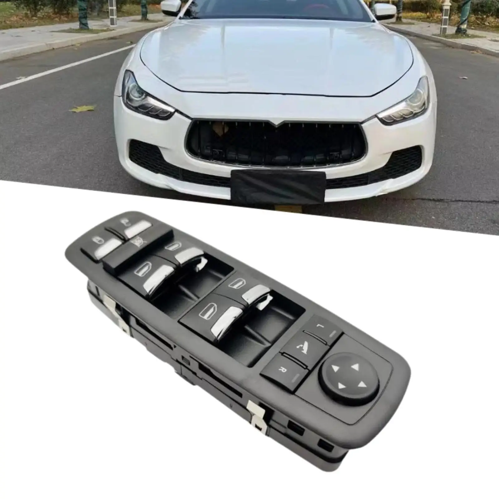 

Front Driver Power Window Switch 670025406 670010305 Auto Accessory Easy Installation 670097037 Replace Parts for Ghibli S Q4