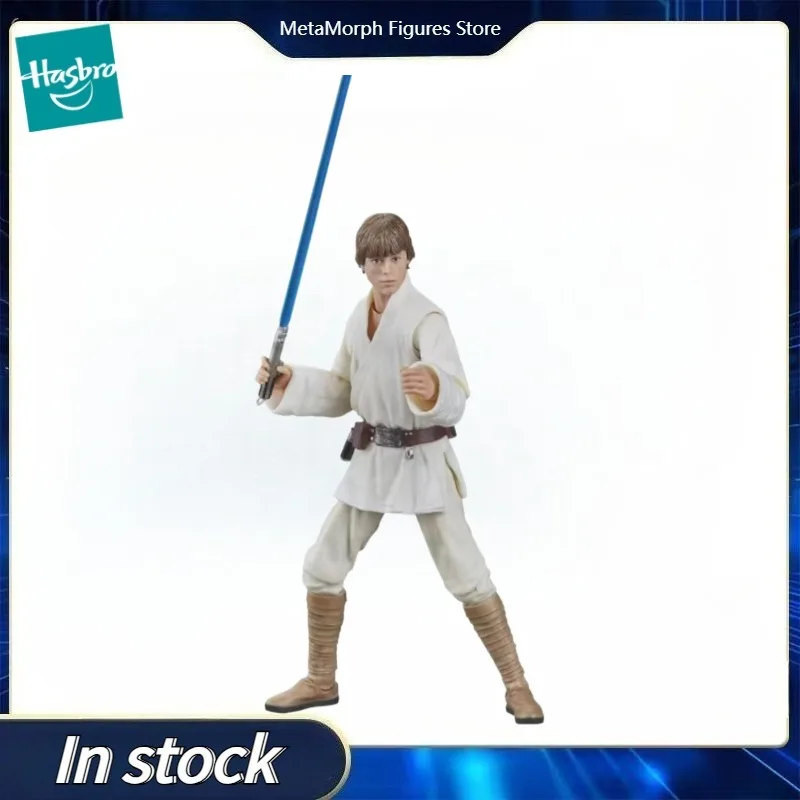 

Оригинальный Hasbro Star Wars The Black Series, новая надежда Люк Скайуокер, коллекция аниме-фигурок, игрушки, украшения