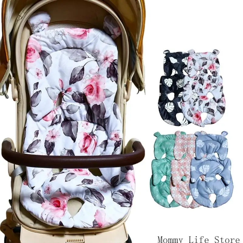 

Multiple Use Baby Car Pad Removable Strollers Insert Washable Cushion for Pushchairs Carriages Infant Gear