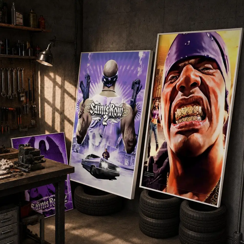 S-Saints R-Row The Third Remas Poster HD Wall Art Home Decor Waterproof Print Bedroom Garage Party Gift