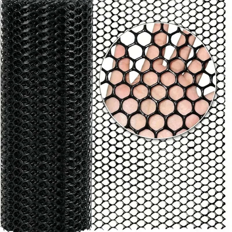Black Plastic Fence Net, Can Be Used As A Garden Protective Barrier, Railing Safety Protection Net, Poultry Breeding Fence Net