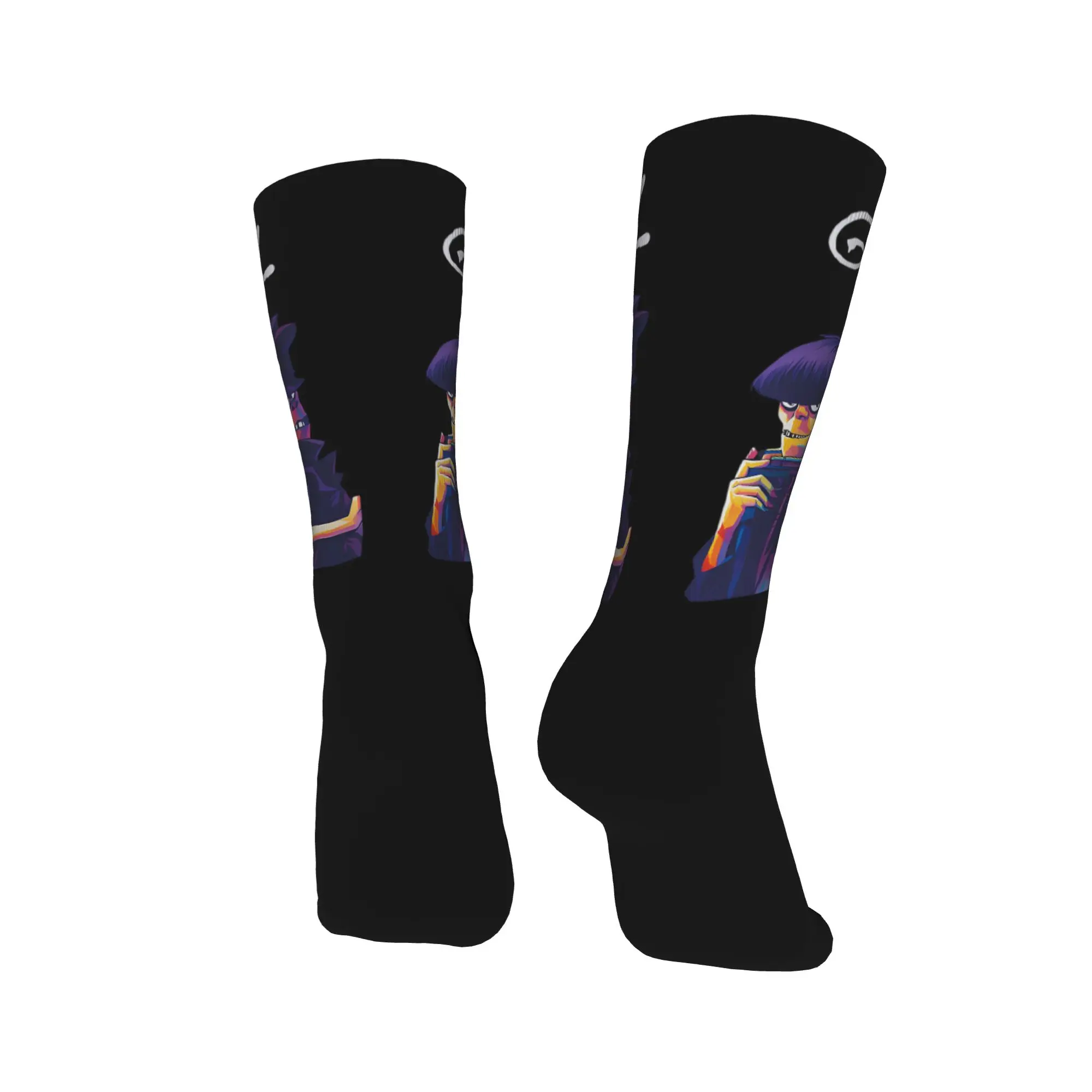 Gorillaz Stockings Adults Men  Socks Soft Breathable Fashion Socks Autumn Outdoor Non-Slip Pattern Socks Gift