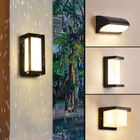 LED Wall Lamp Outdoor Motion Sensor AC85-265V 16W Automatically Lights Up Wall Light Porch Lights Balcony Garden Light spotlight