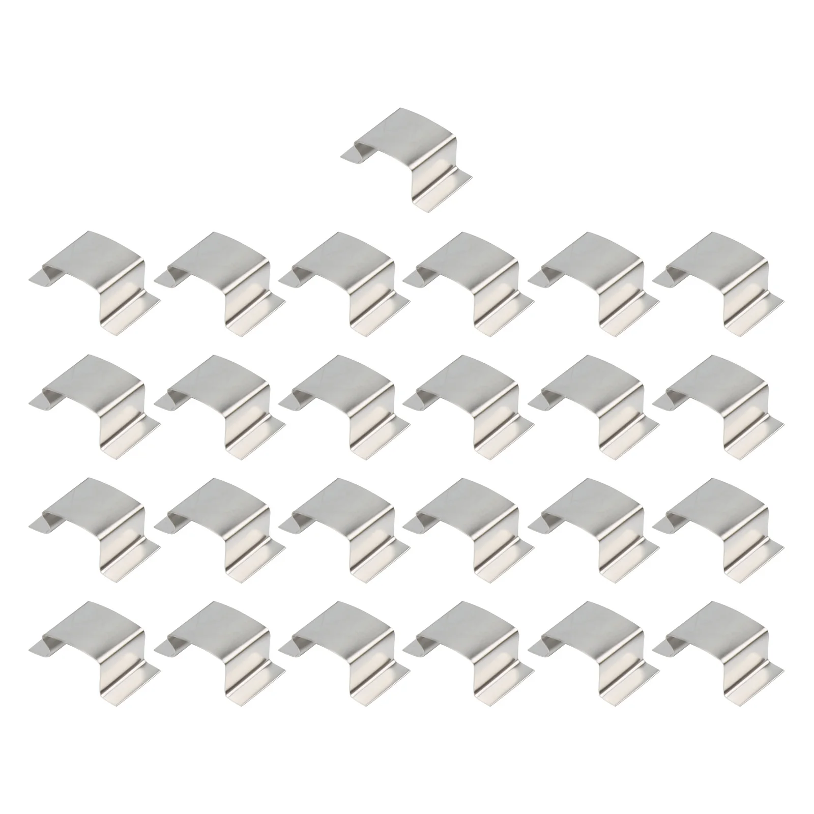 

25*15*10 мм зажимы из нержавеющей стали, зажимы из нержавеющей стали для тепличных вьющихся растений, универсальные садовые зажимы, устойчивые к ржавчине