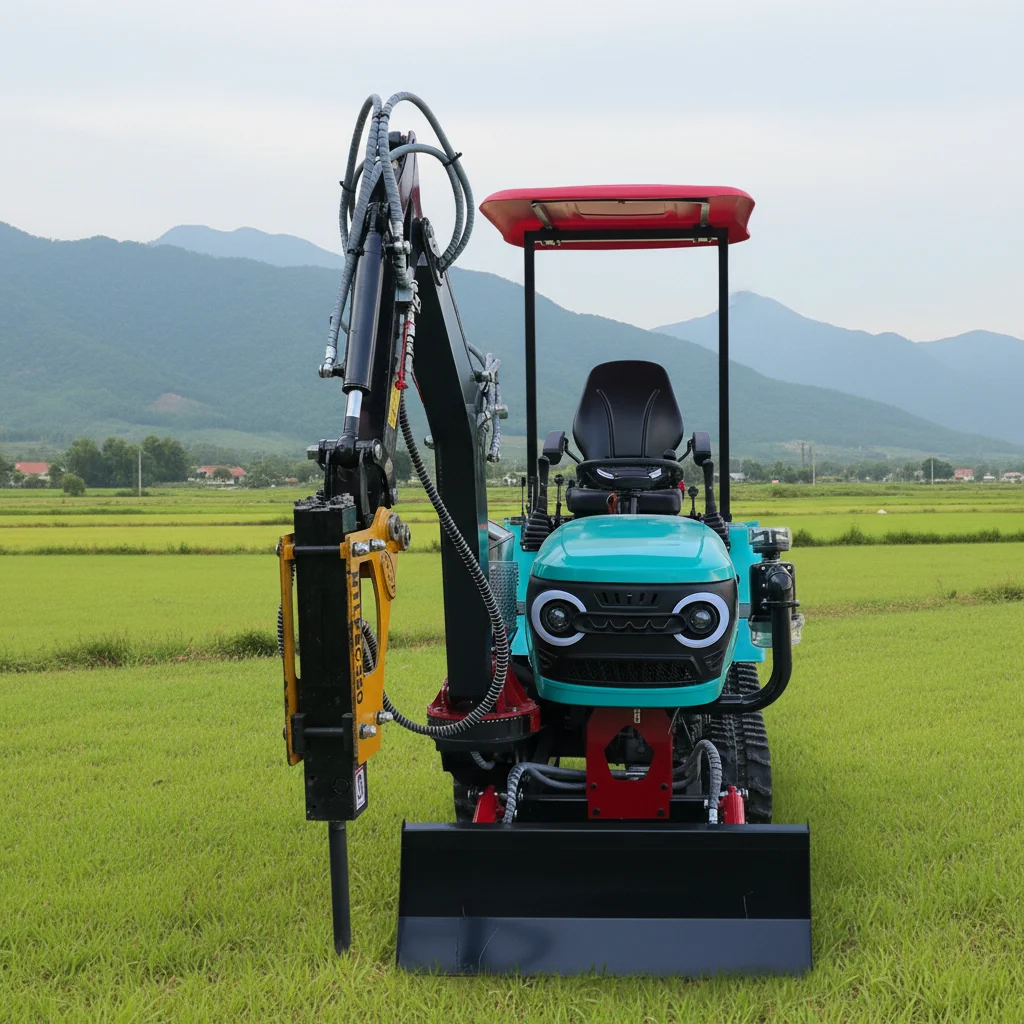 Customize Wheeled Agricultural Tractor 50HP 60HP 70HP High Efficiency Farm Tractor For Field Cultivation