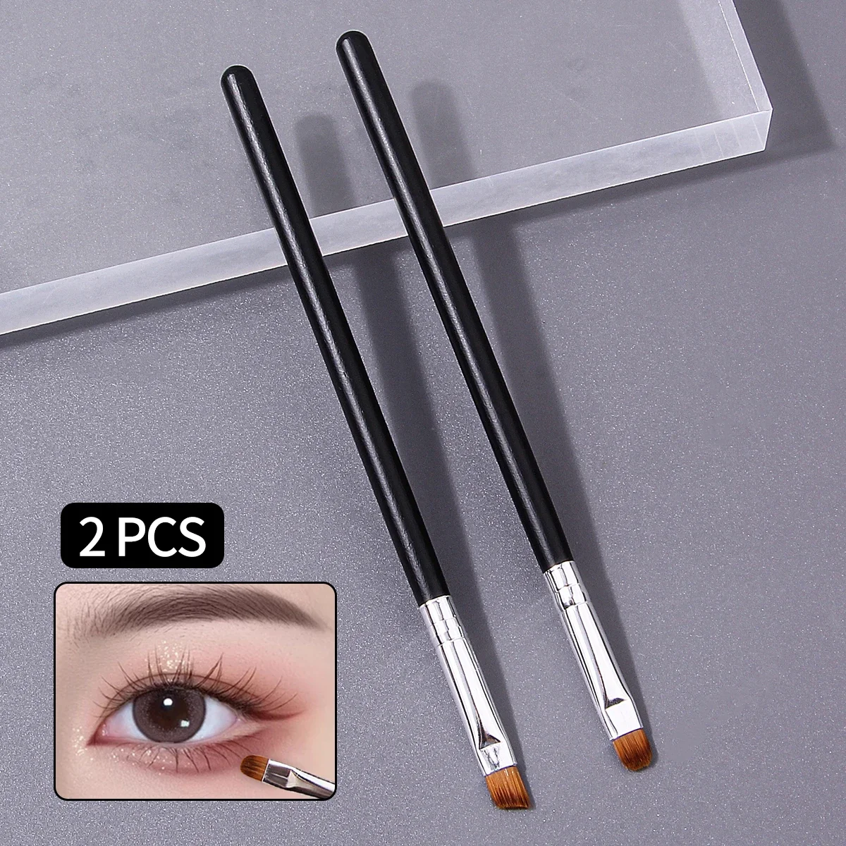 2 pçs macio cílios perm escova de levantamento reutilizável laminação cílios separação lash lift extensão ferramenta detalhe escova acessório ﻿