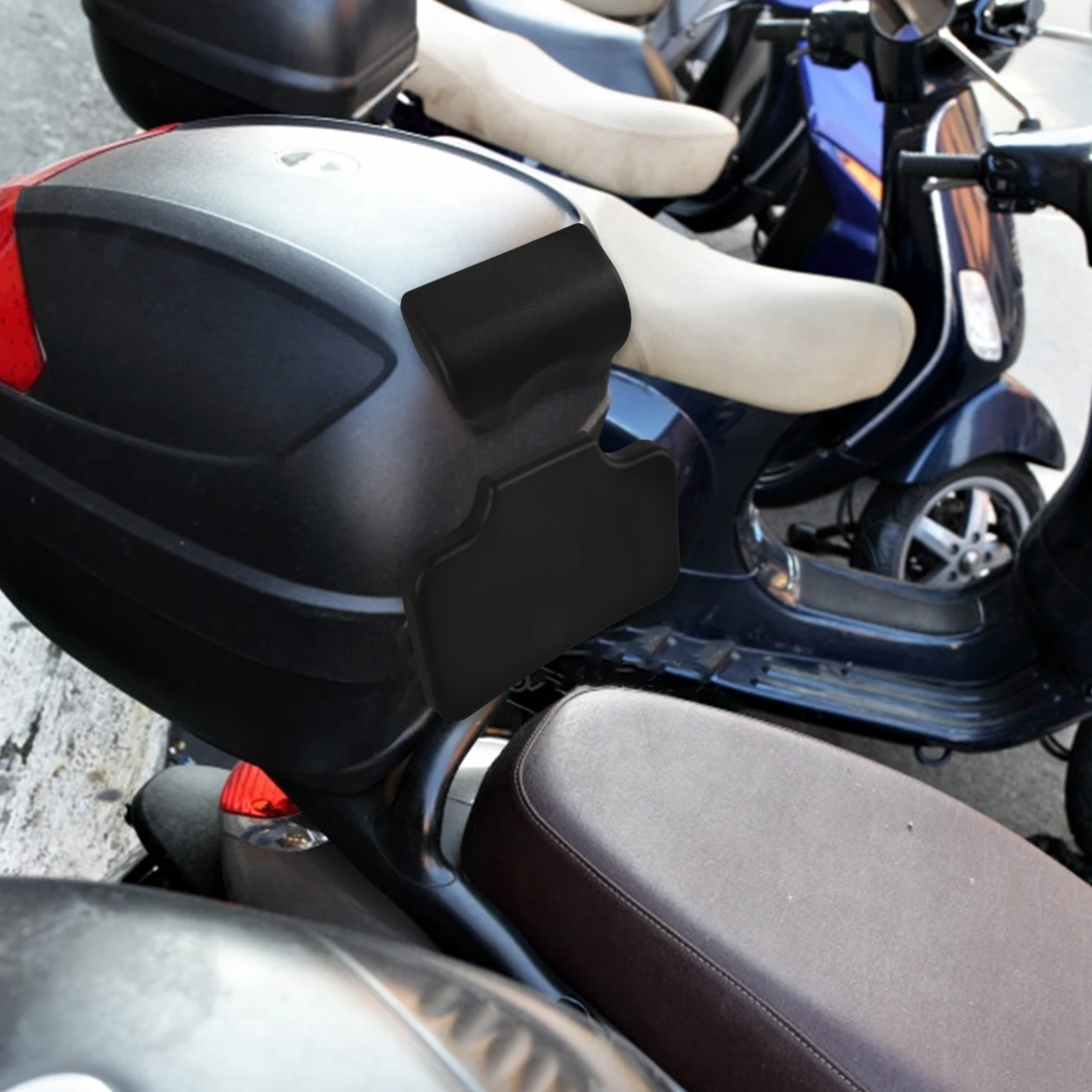 

1Set Motorcycle Trunk Backrest Cushion Sponge Durable Breathable Soft Comfortable Wear-Resistant Lumbar Support Pillow