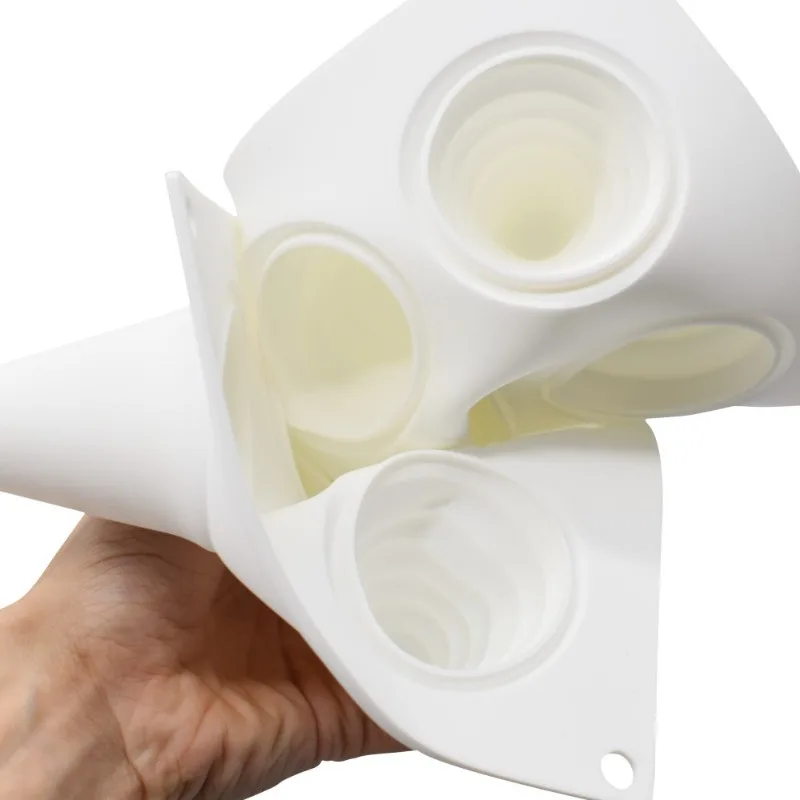 Molde de silicona para repostería de árbol de Navidad, forma de cono para postre francés, Chocolate, Mousse, decoración de pasteles, accesorios para bandeja para hornear