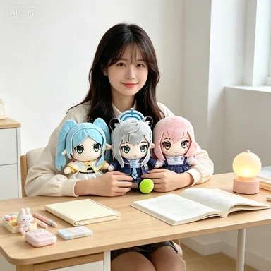 blue-anime-girl-cotton-plush-doll-set-cute-jk-uniform-stuffed-figure-soft-ornament-gift-for-game-fans-desk-decor-collection
