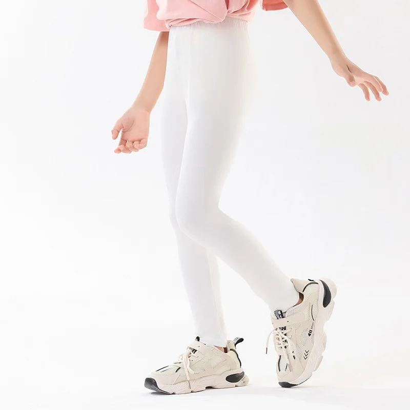 Girls' Leggings For Summer Little Girls Big Children's Shark Pants Children's Modal New Yoga Barbie Pants