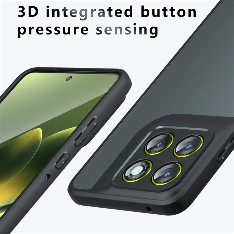 حافظة هاتف شفافة غير لامعة لهاتف موتورولا إيدج 70 حافظة ماتي PC غطاء خلفي كامل لهاتف موتو إيدج 70 حافظة لهاتف موتو إيدج 70X70 اير #5