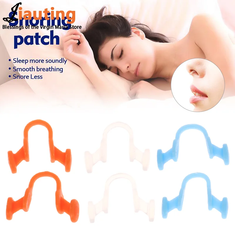 Anti Snore Nasal Dilator Stop Snoring Silicone Nose Clip Sport Easy Breath Nasal Clip Stop Snoring Aid Device Improve Sleeping