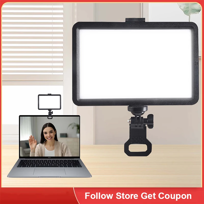 

ZOMEI LED Fill Lamp Video Light Panel 3-color Dimmable RGB Ambient Lamp Ring Light Photography Lighting for Live Stream Tiktok