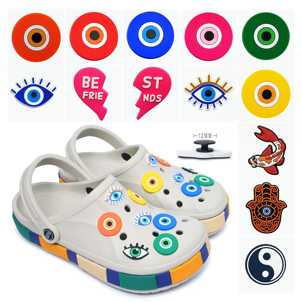 1pcs  PVC Shoe Charm for  Singer Original Ornaments Sandals Bichota Accessories Decorations Kids Gift Wholesale