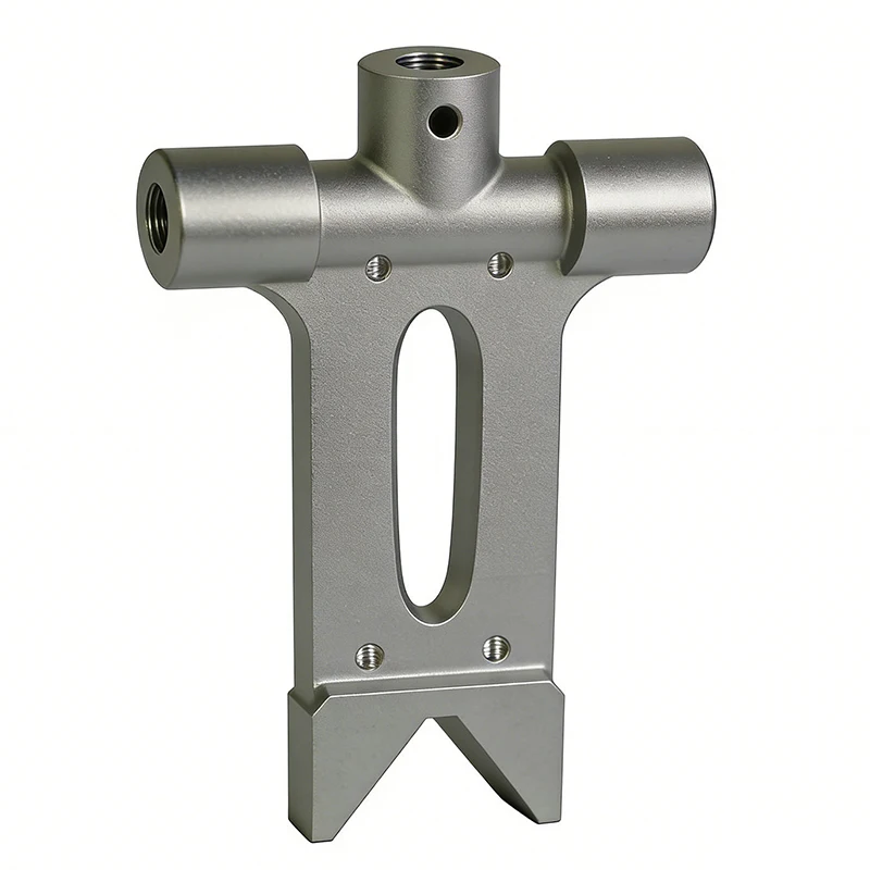 

Высокоточная 5-осевая фрезерно-токарная обработка и финишная обработка поверхности на станках с ЧПУ: Т-образная опорная конструкция из алюминиевого сплава