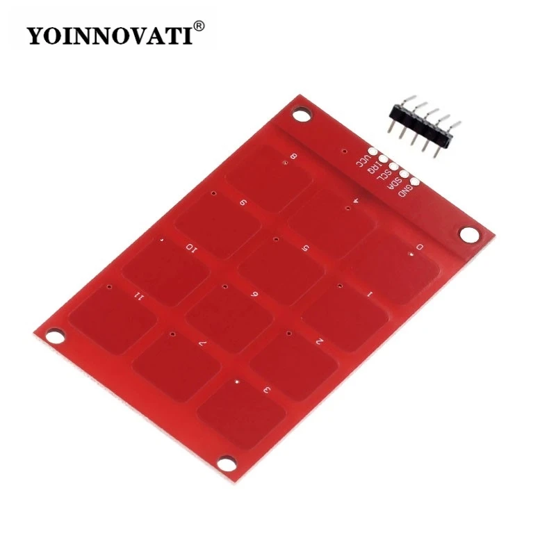 MPR121 CJMCU-122 Capacitive Touch Sensor Module 3*4 Buttons Keys Keyboard I2C Interface for Arduino Lnduction Button