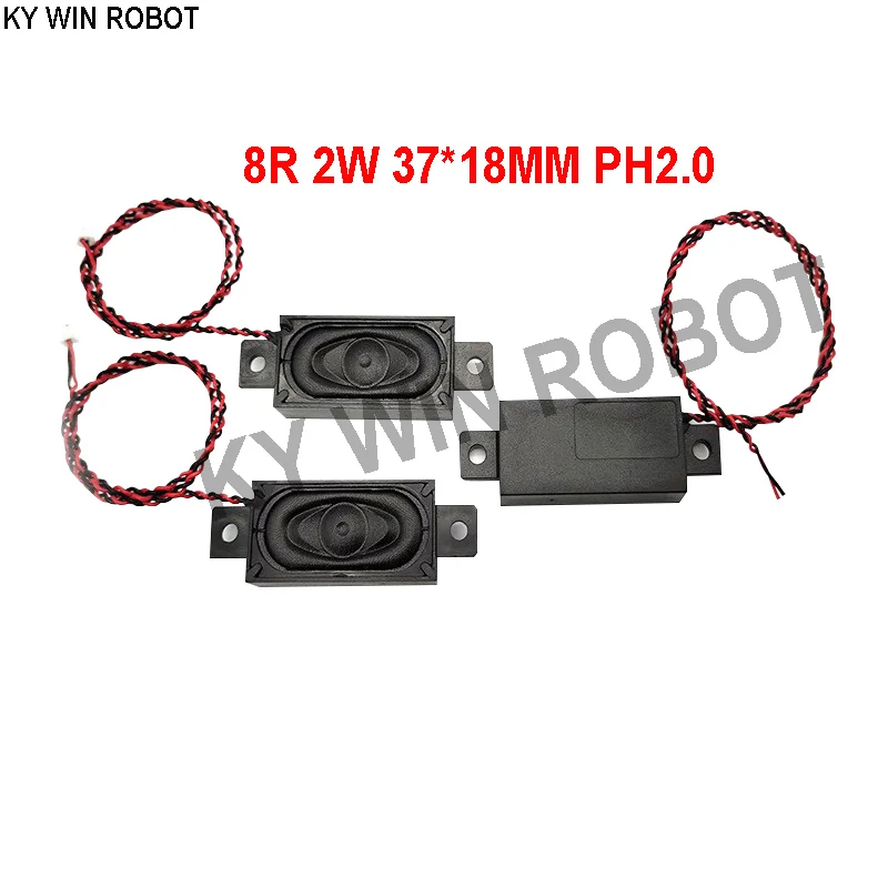 

2PCS/Pair LCD Monitor/TV Speaker Horn 2W 8R 1837 3718 Loud speaker 8 ohms 2Watt 8R 2W 18*37MM thickness 9MM