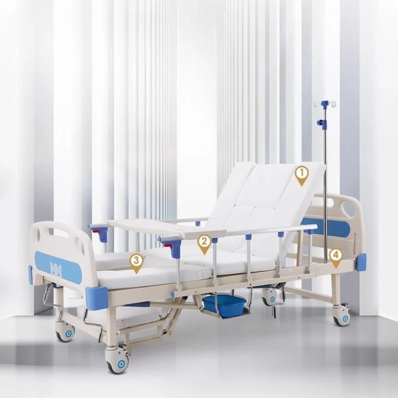 เตียงดูแลทางการแพทย์ที่บ้านสําหรับผู้สูงอายุ เตียงมัลติฟังก์ชั่น เตียงแพทย์ ยกสําหรับผู้ป่วยที่เป็นอัมพาต เฟอร์นิเจอร์เตียงอาวุโส