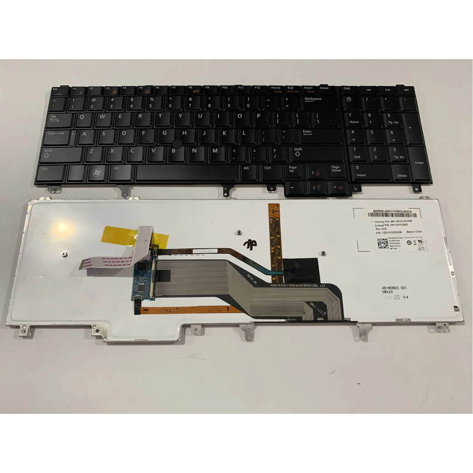Teclado de Laptop Layout EUA para Dell Latitude E5520 E5530 E6530 E6540 HG3G3 0HG3G3