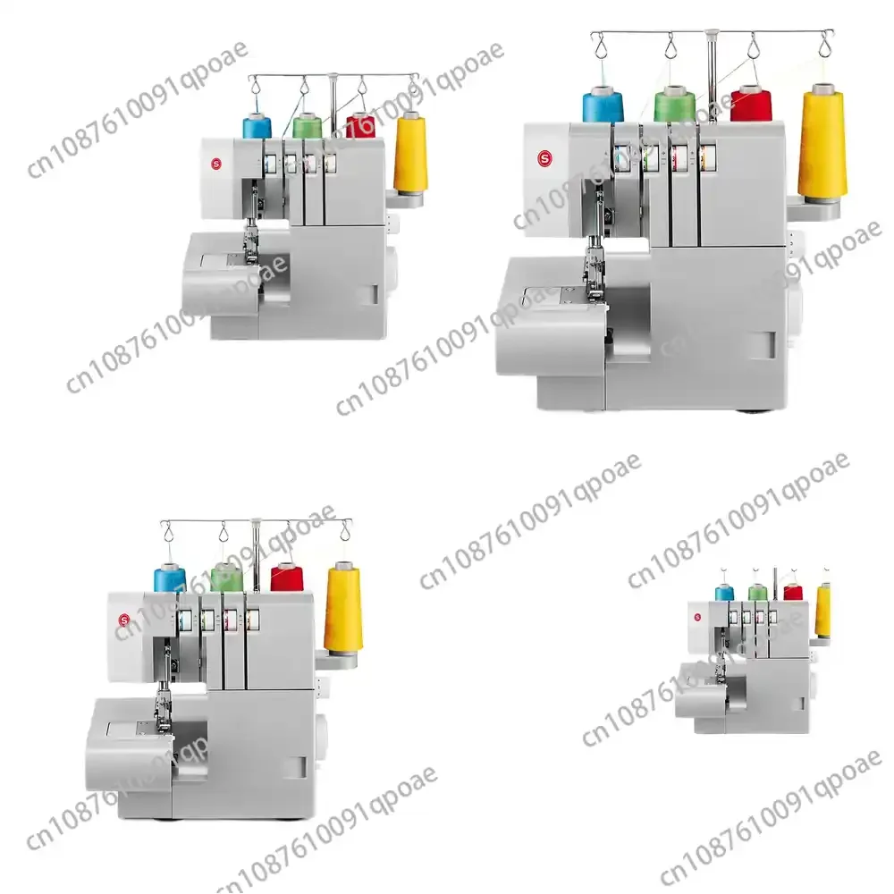 

Overlock Machine for Heavy Duty 2 3 4 Thread Serger for Home Use with Thick Fabric Handling and Picot Edge