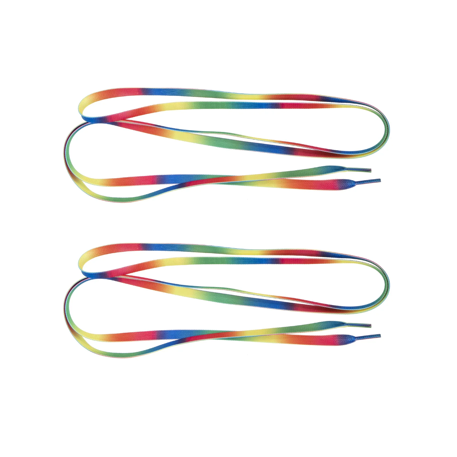 

Shoelace Laces Polyester Universal Wide Flat Colored Roller Skate Accessories for Sneakers Sports Shoes Skates Durability