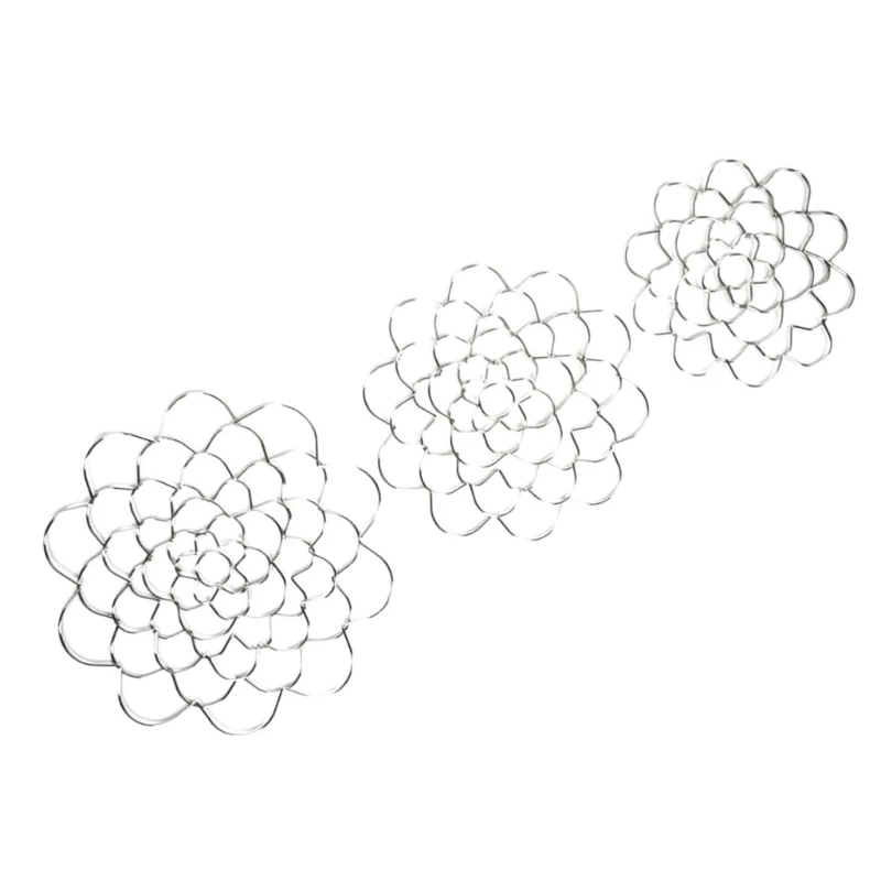 Pak Berisi 3 Tempat Batang Bantuan Rangkaian Bunga Praktis Tempat Buket Rangkaian Bunga untuk Toko Bunga atau Pesta Dropship