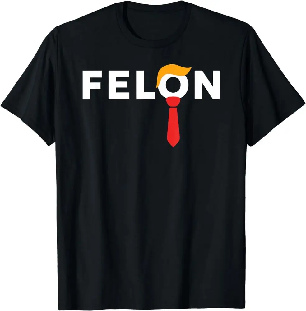 Trump 2024 Convicted Felon Unisex T-Shirt High Quality 100%Cotton Short Sleeve