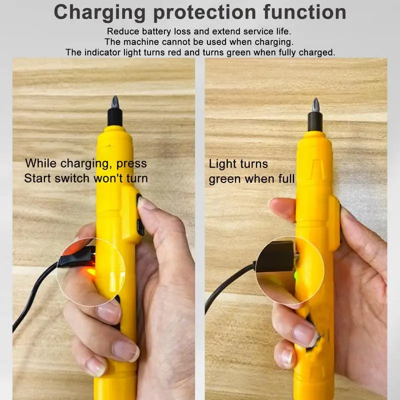 Screwdriver Kit Cordless Battery Operated Stick Screwdriver Portable Battery Powered Screwdriver Power Repair Tool Battery