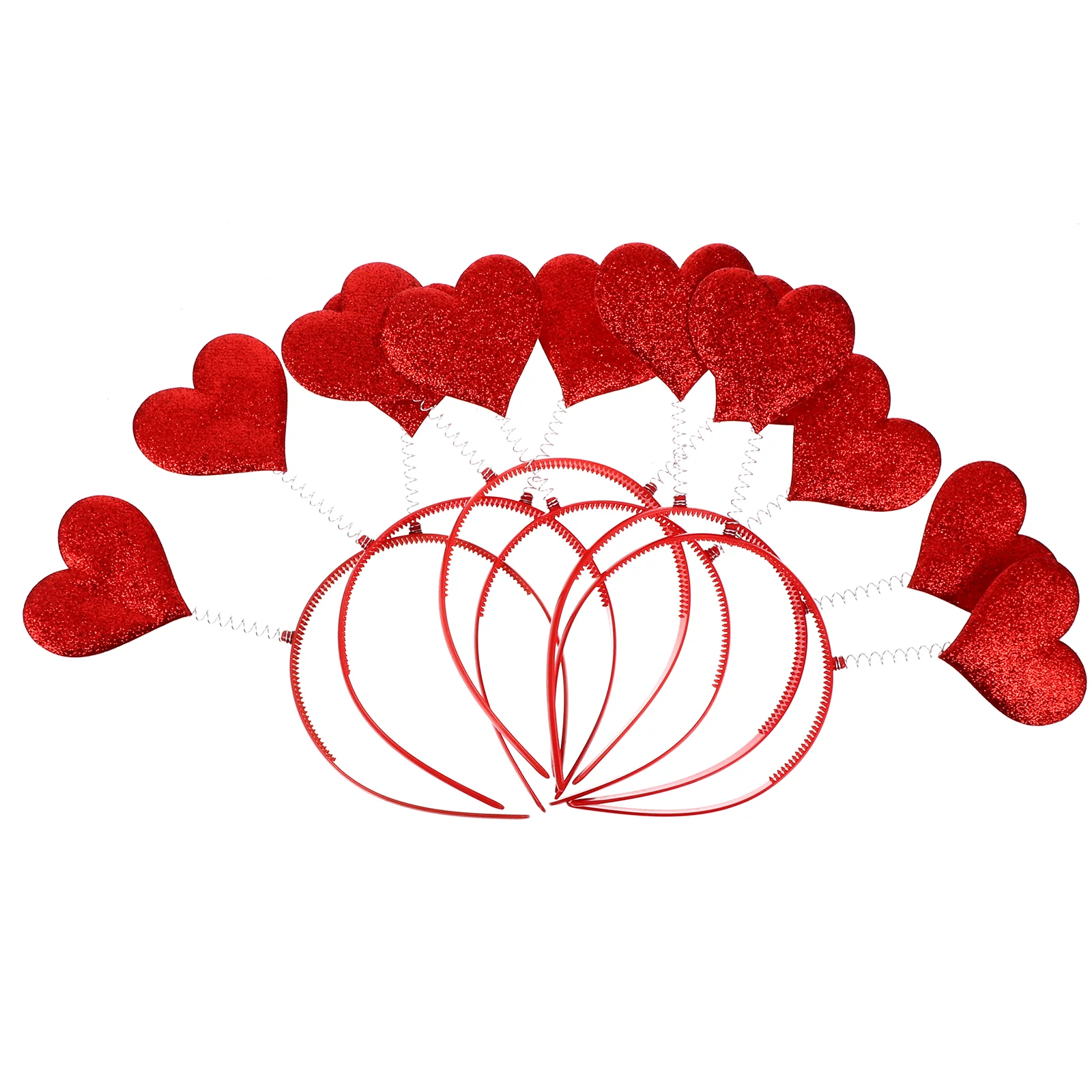 

Red Heart Headband Hair Accessories Hairband Shape Hoop Valentine's Day Party Clasp Christmas