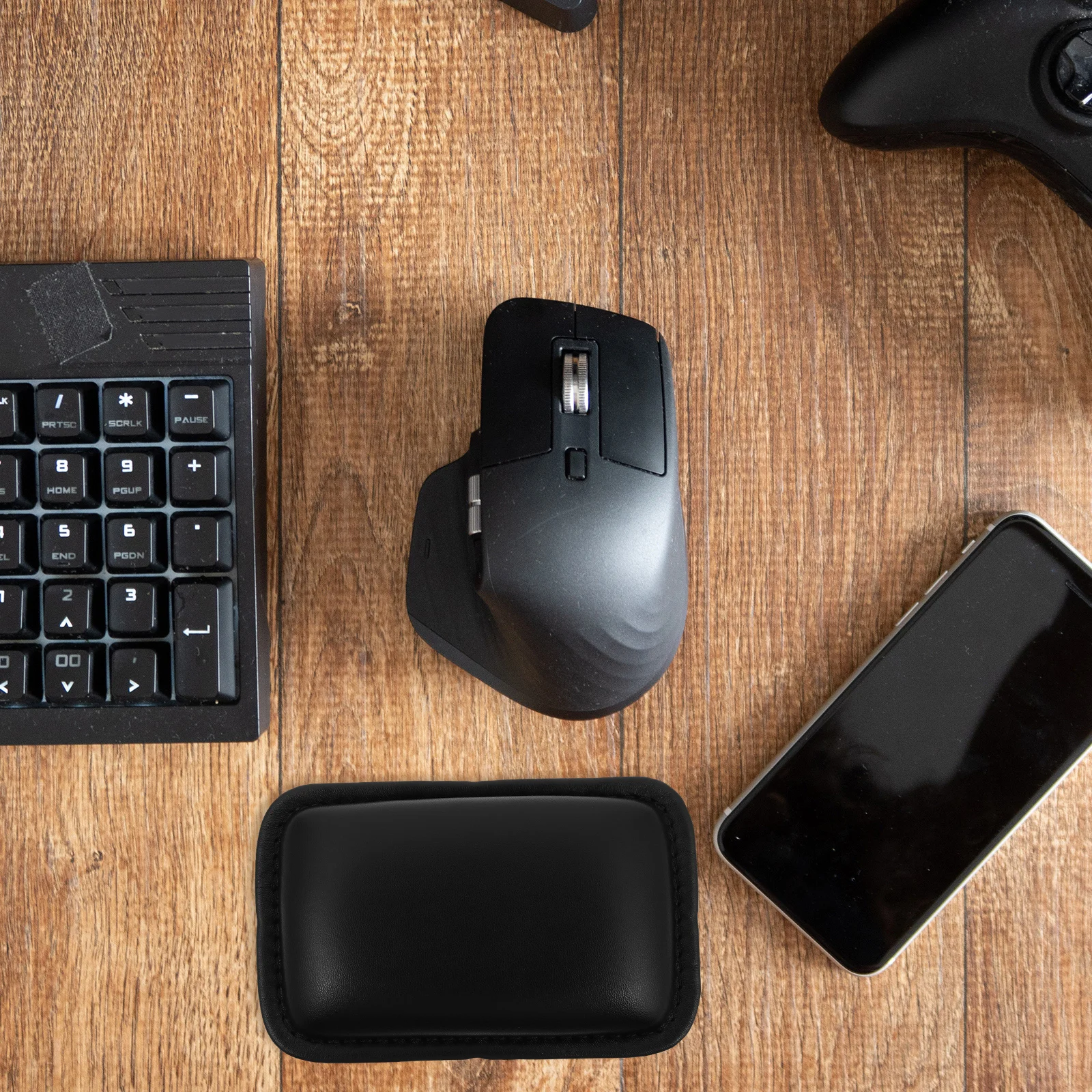 

Wrist Rest Mouse Pad Adjustable Pu Cushion Laptop Support Relief Ergonomic Desk Gaming Keyboard Elbow Mat Hand Fatigue