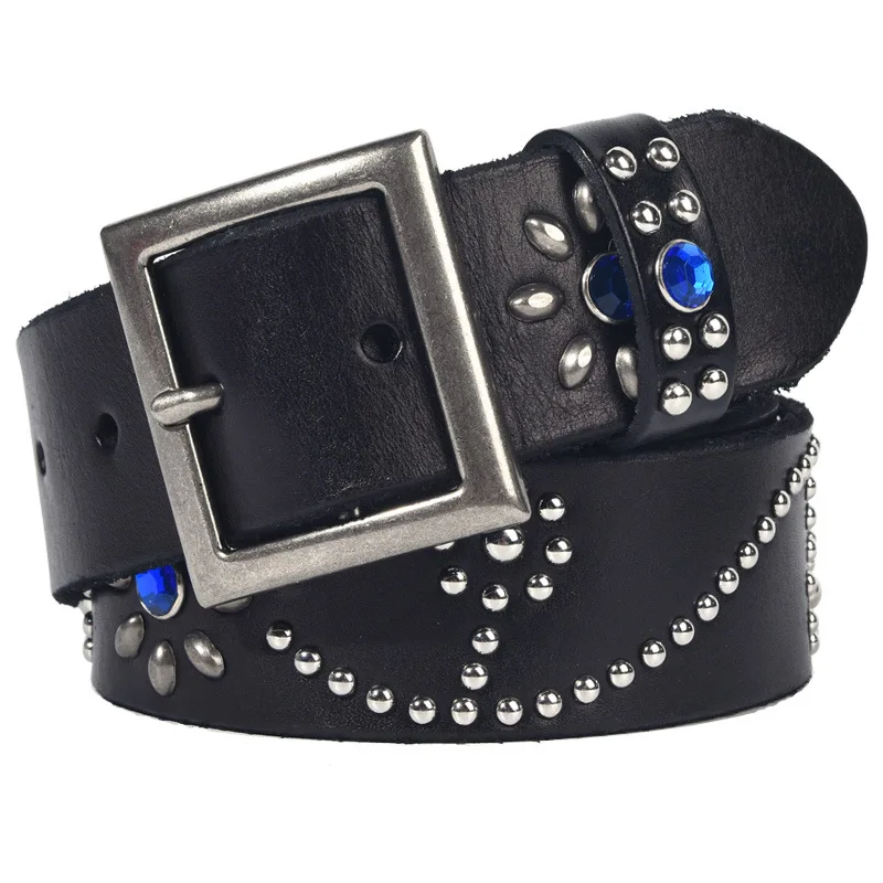 men's-casual-party-nightclub-rivets-belts-natural-leather-rhinestone-belt-square-buckle-designer-studded-waistband-women-strapon