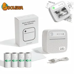 DOLEWA B3 Mini stampanti portatili Senza fili Bluetooth Senza inchiostro Creatore di adesivi Stampante Tag Prezzo Macchina per ufficio Scuola Cucina