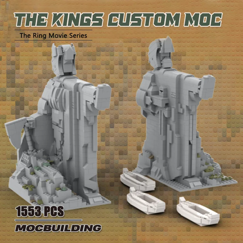 

Movie Custom MOC Building Blocks The Pillars of the Kings Creative Display Model Technology Bricks DIY Assembly Collection Toys