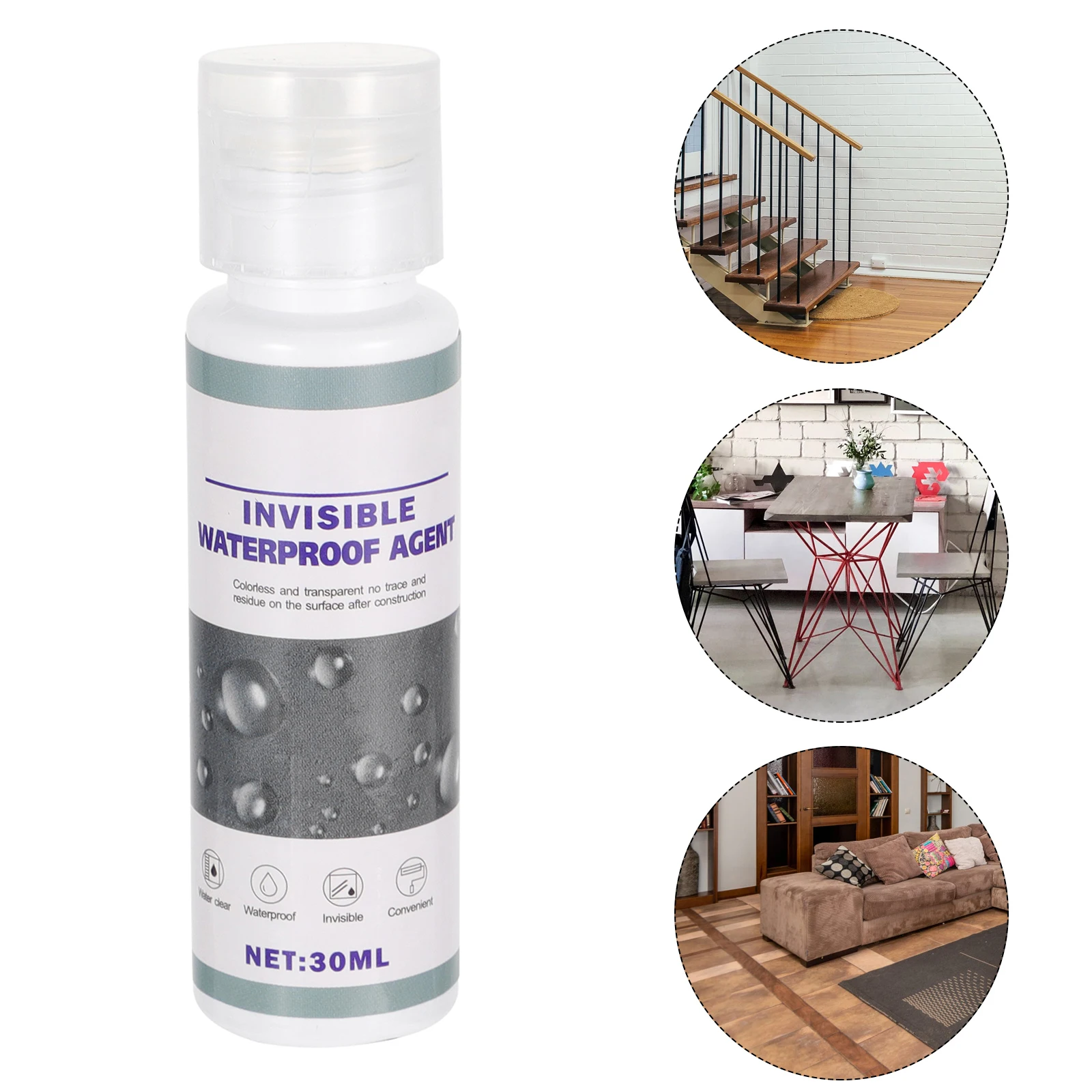 

3Pcs Waterproofing Agent Super Adhesive Sealant Spray for Wall Floor Leak Crack Repair Invisible Waterproof Protective Coating