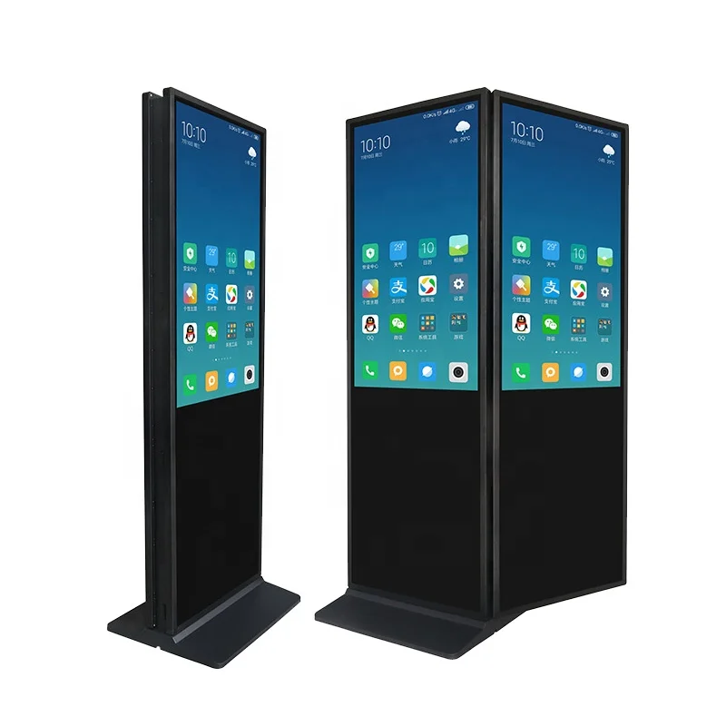 49 Inch Double Side Floor Standing Advertising Display Digital Signage Totem 55 Inch Touch Screen LCD Advertising Player