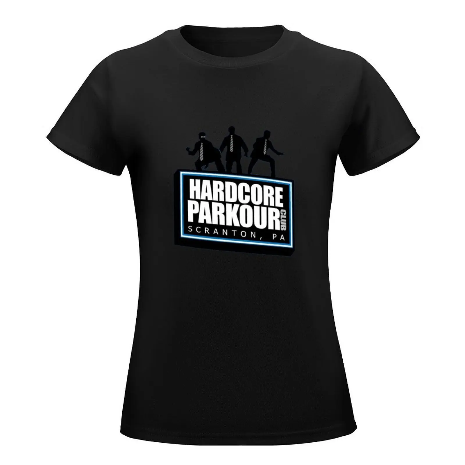 HARDCORE PARKOUR CLUB T-Shirt summer tops lady clothes Women's tops