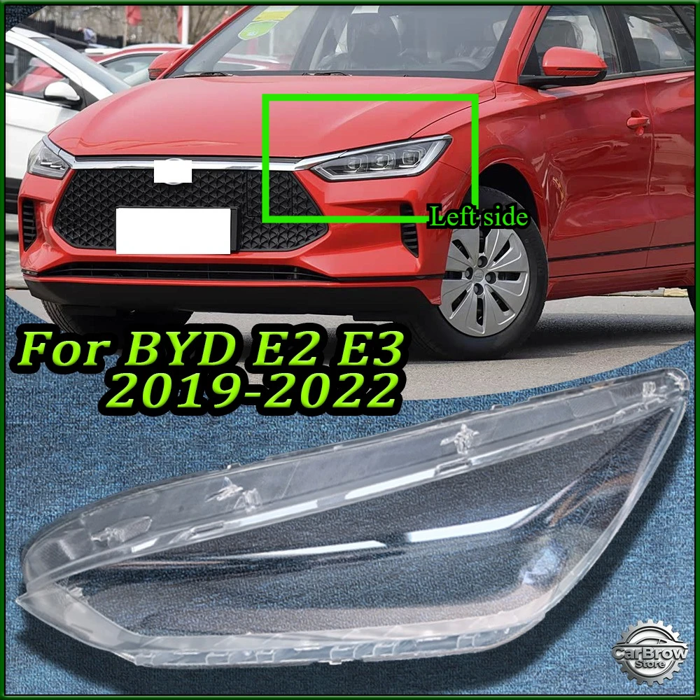 

Auto Headlamp Shell Plexiglass For BYD E2 E3 2019 2020 2021 2022 Car Headlight Cover Transparent Mask Lens Lampshade