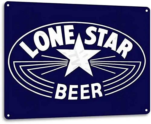 Lone Star Beer Texas Retro Vintage Wall Decor Bar Man Cave Metal Tin Sign 8x12 Inches