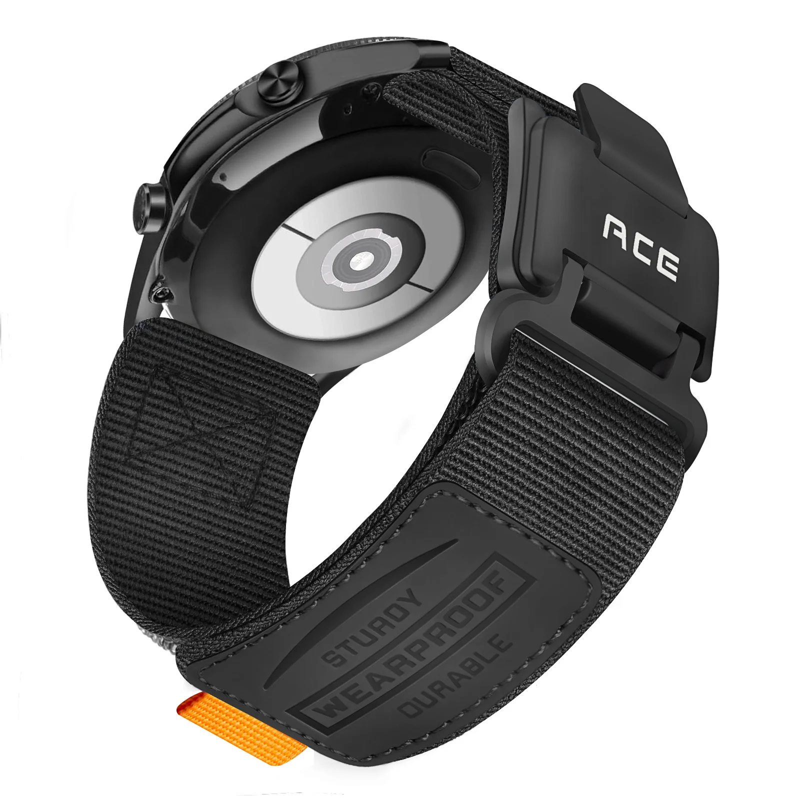 Magnetic Buckle Nylon Watch Band 20mm 22mm for Samsung Galaxy Watch7 6 5 4 40/44mm,Watch6 Classic 43/47mm,Huawei GT5 GT4 Pro