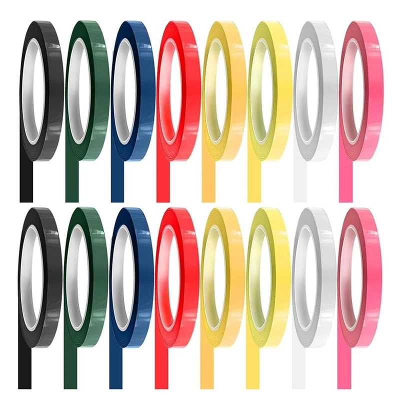 16 Rolls Of Autoclave Tape Masking Tape For Instruments Identification, 216 Ft/L X 0.4 In/W Colors Autoclave Tape